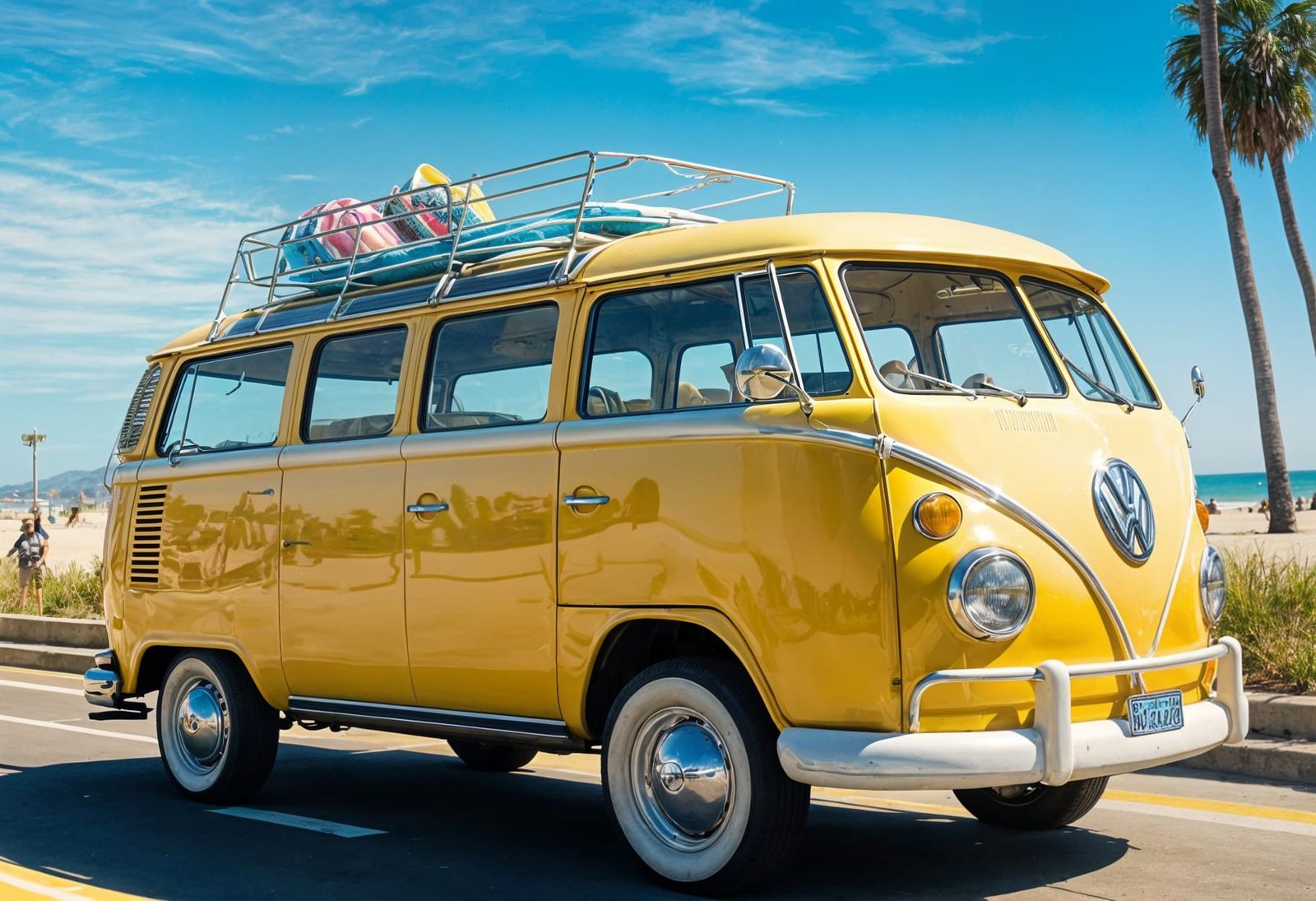 Volkswagen Bus - Venice Beach, California by QueenQuill  by @QueenQuill