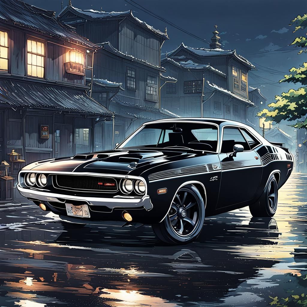 69 dodge challenger black