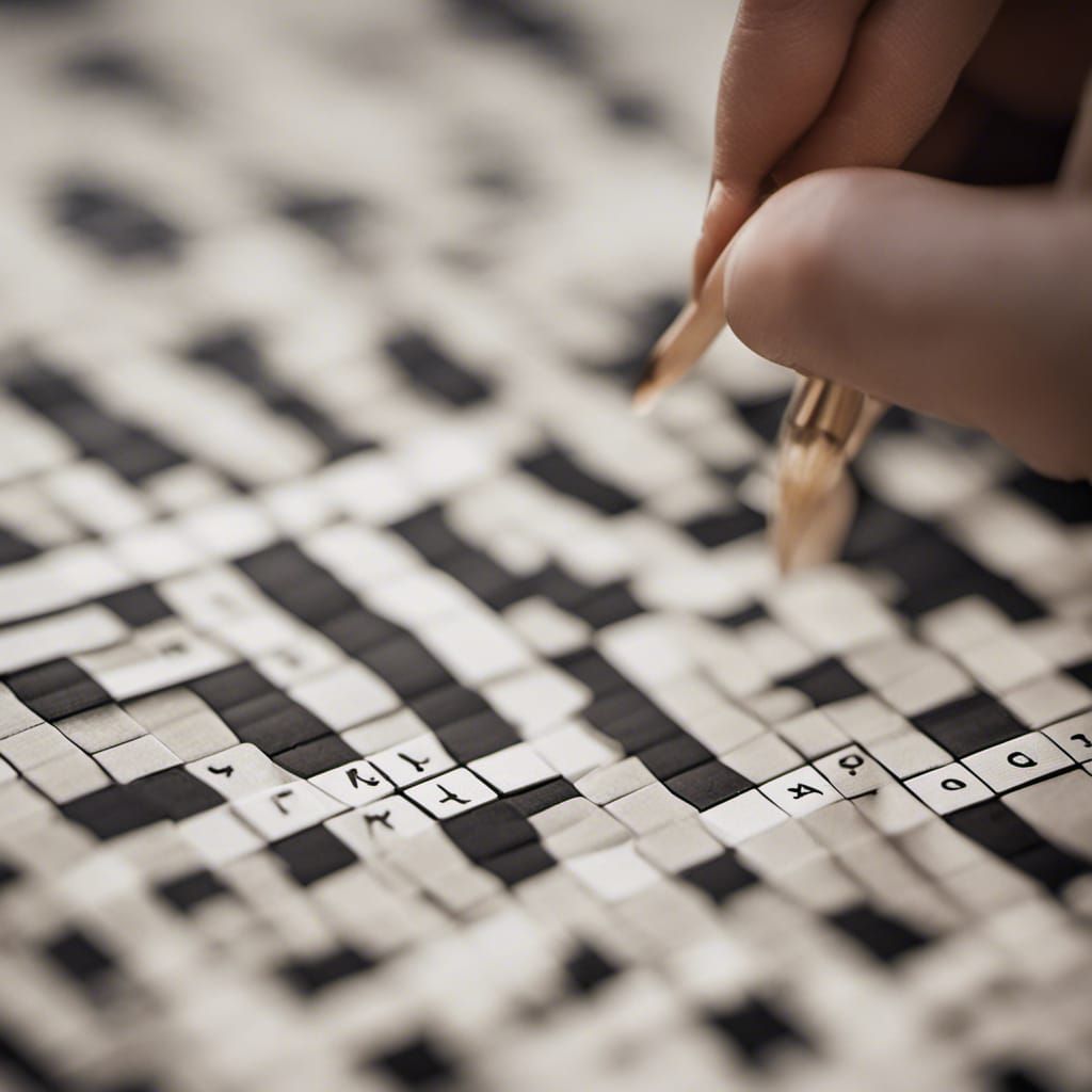 Crossword Puzzle AI Generated Artwork NightCafe Creator