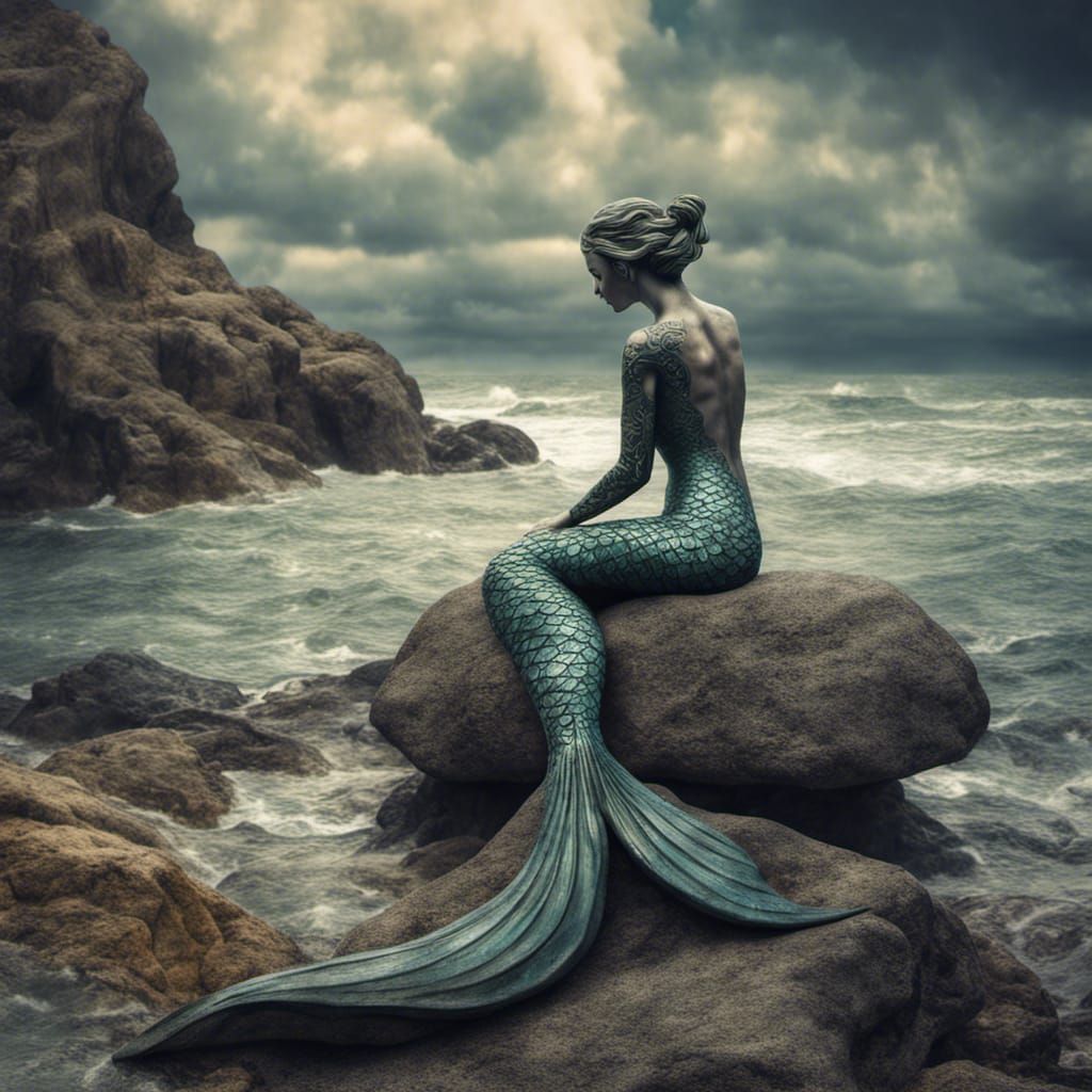  mermaid .  by @As pique