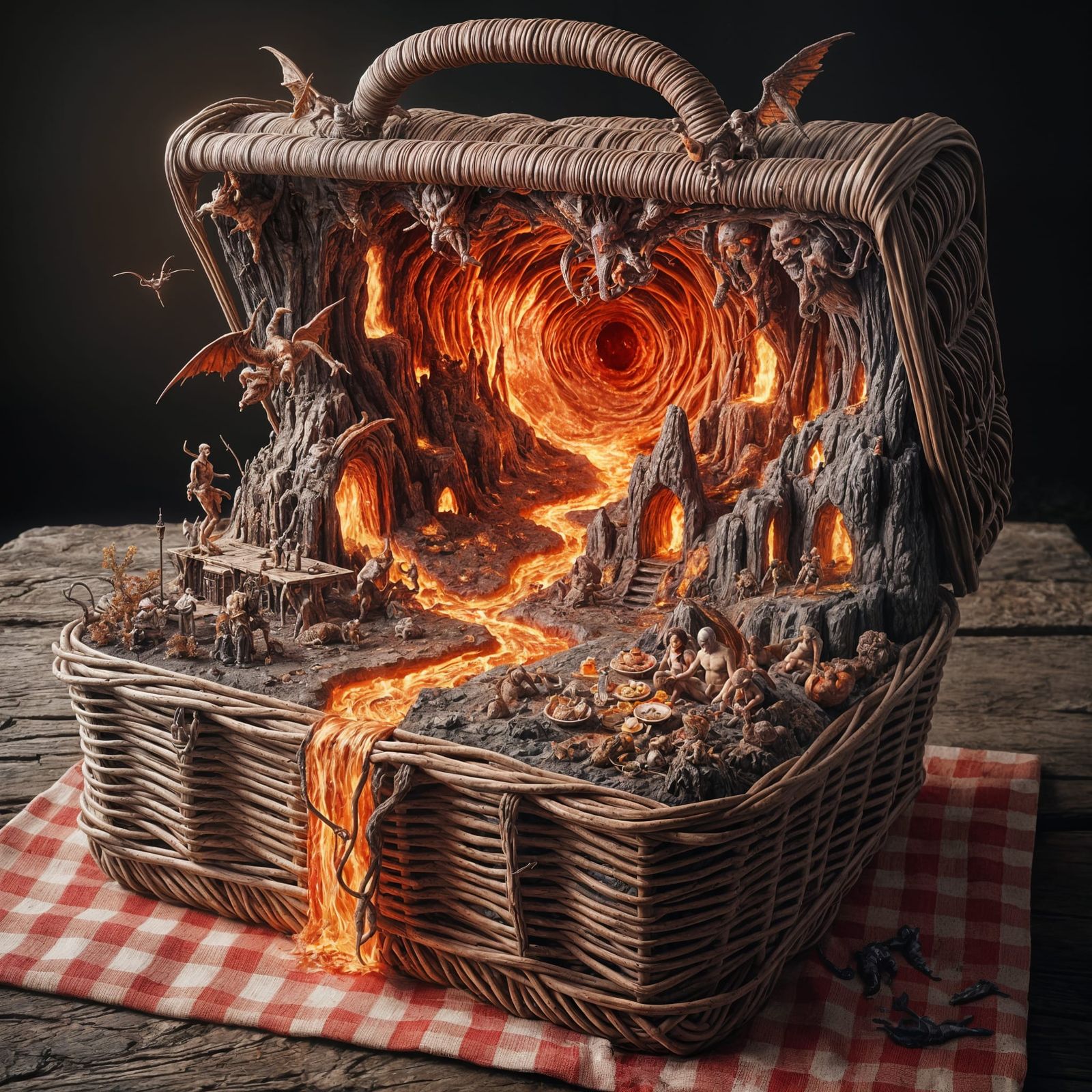 Hell in a handbasket!