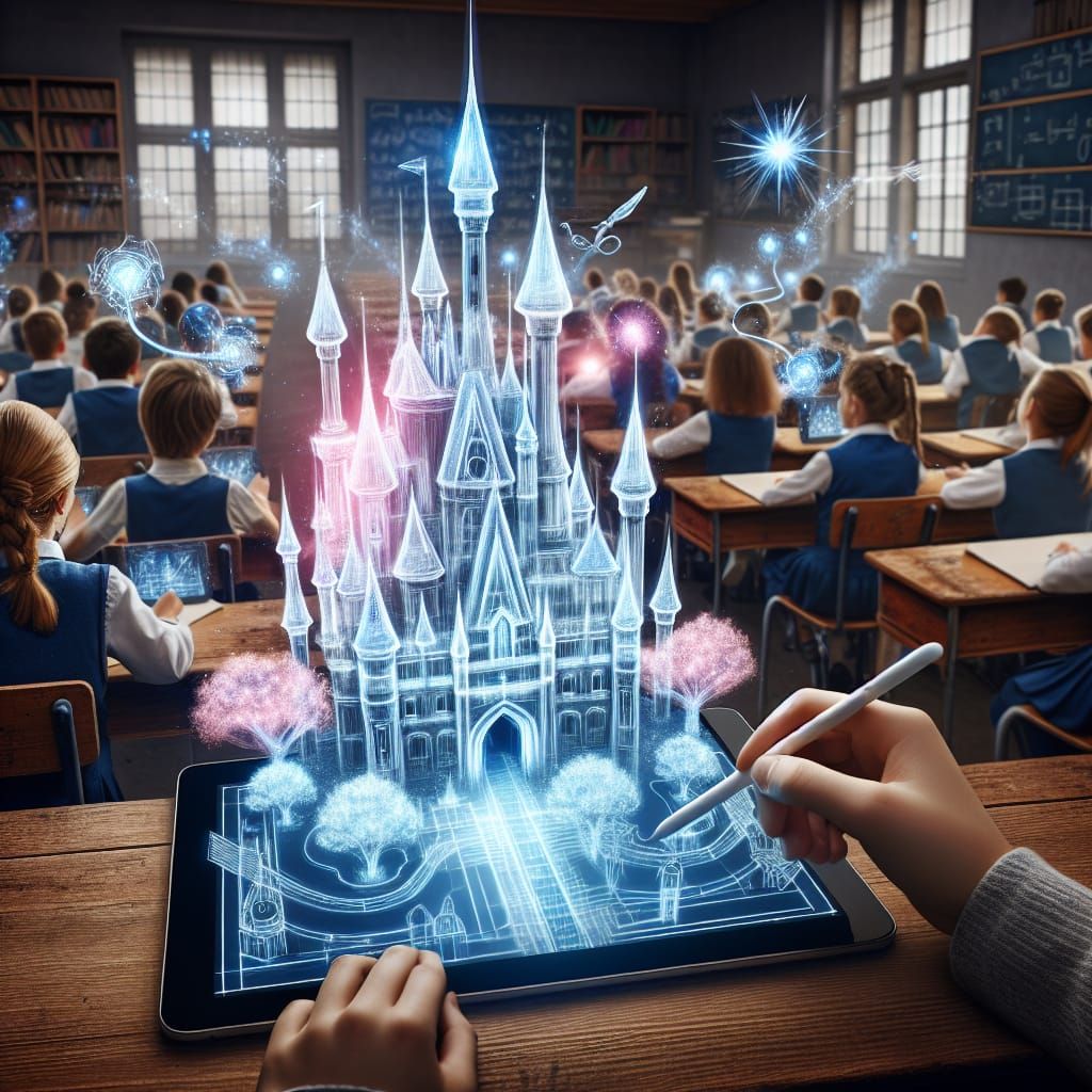 A child's imagination will create tomorrow's wonders