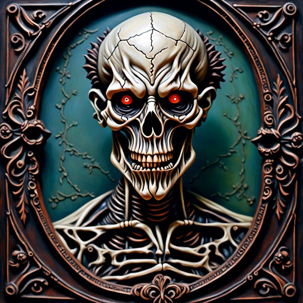 <lora:Demon skull:1.0> Hyper detailed  Hyperrealism photorealism Hyper realistic 
 demonic skull link from legend of zelda 