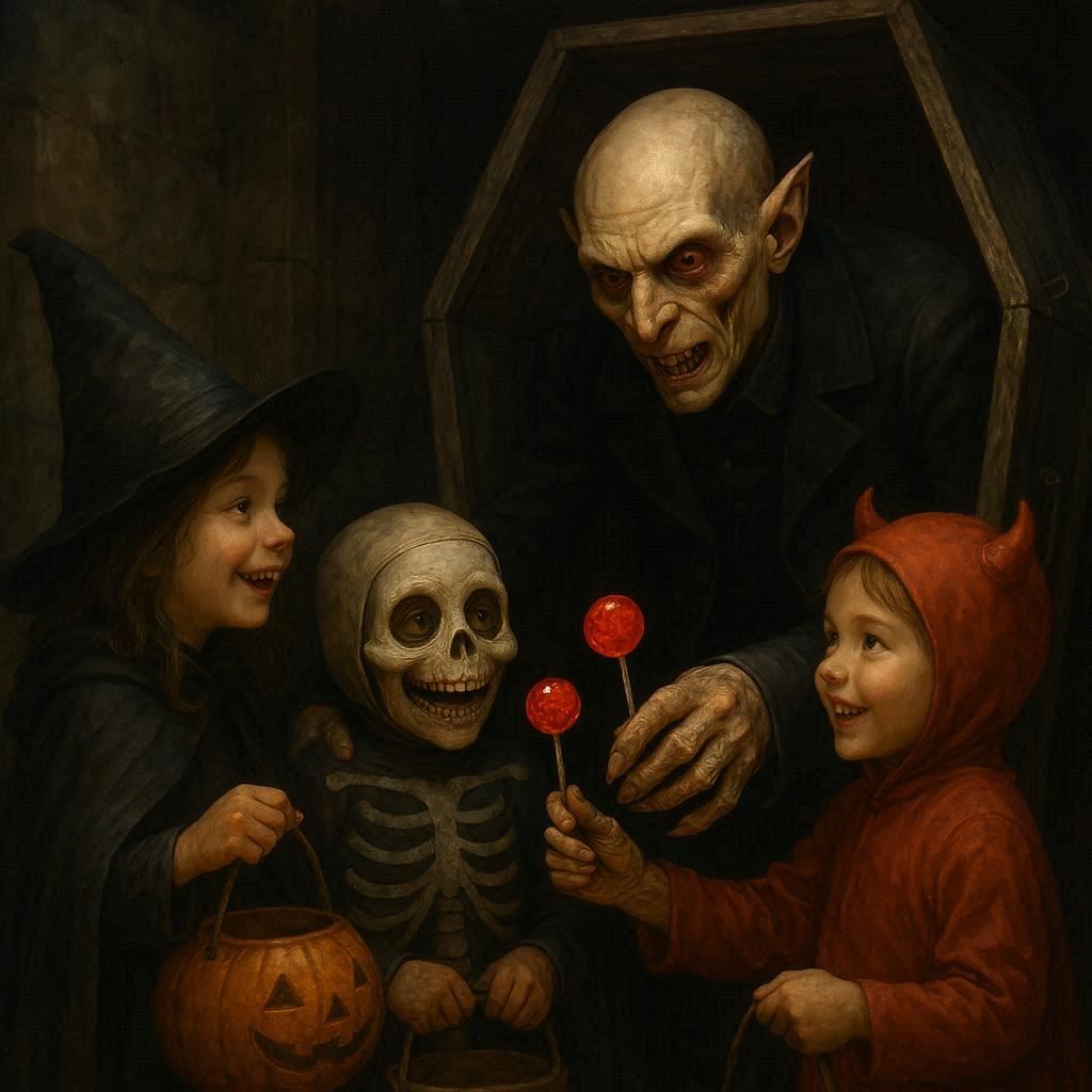 Trick-or-Treat : bloody lollipops