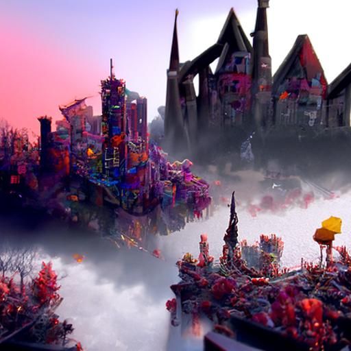 Apocalyptic fairy town