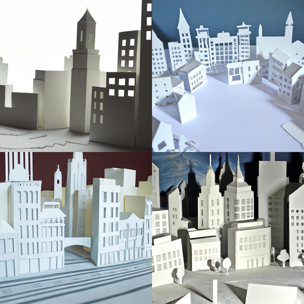 Paper Cities - AI Generated Artwork - NightCafe Creator