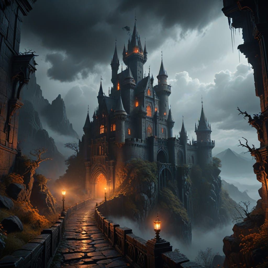 Just a castle   by @Aritorra