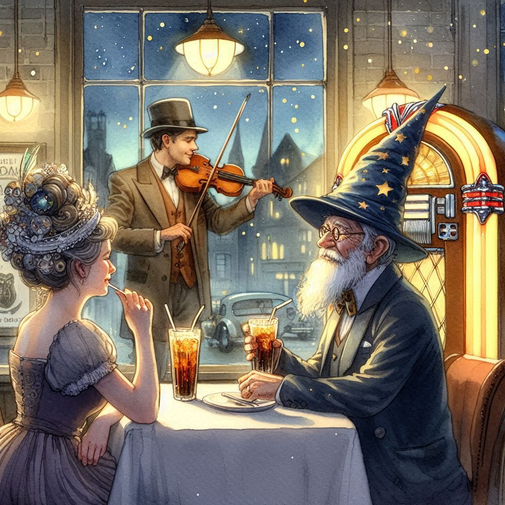 Hanging Out At The Soda Shop