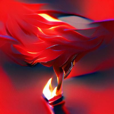 red flame