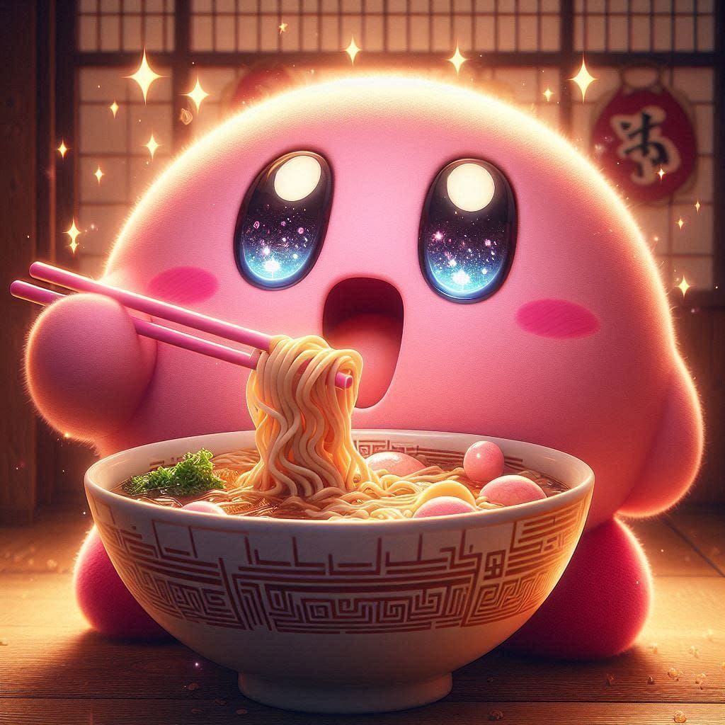 Ramen Tatsuya master! Kirby 11 - nom nom
