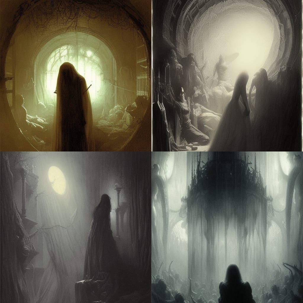 Shadow creatures hiding from the sunlight - AI Generated Artwork ...