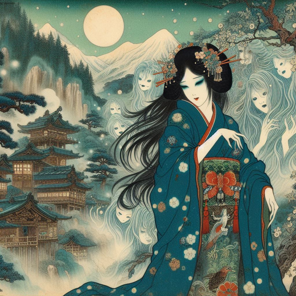 Yuki-onna  by @AceCentric
