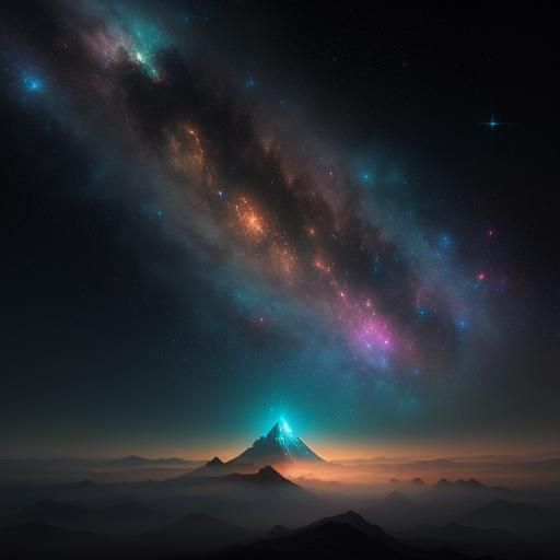 Mountain galaxy
