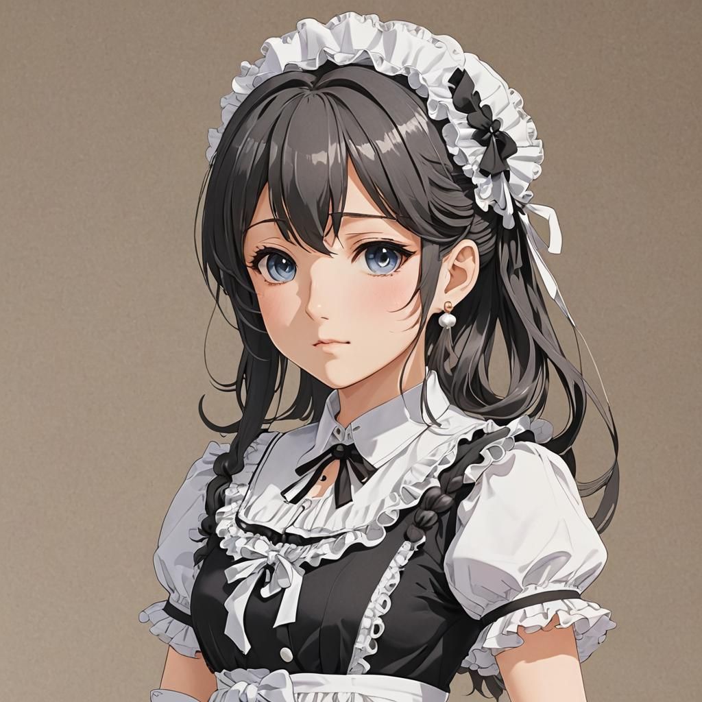 a pretty maid, anime