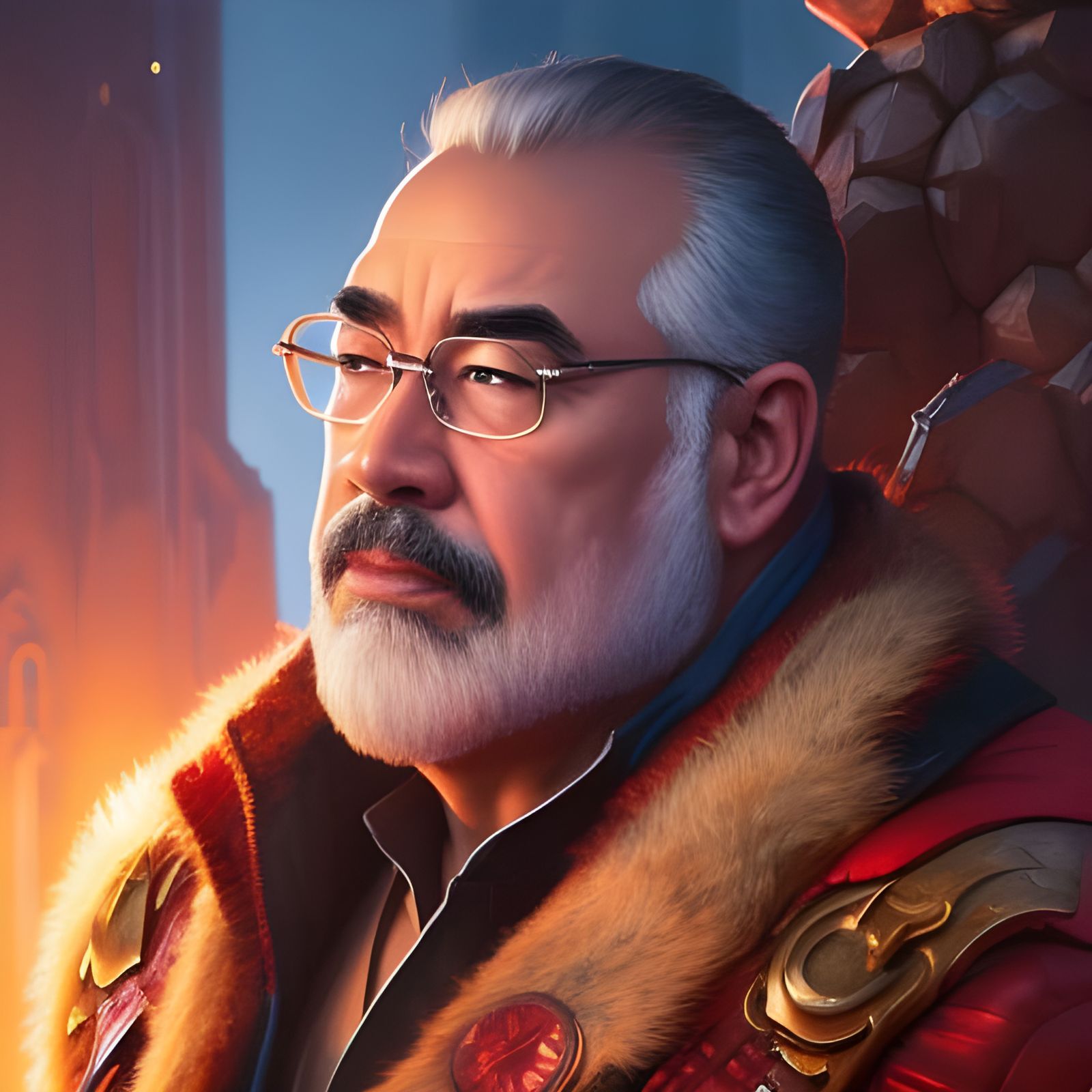  E. Gary Gygax, father of Dungeons & Dragons  by @Your-only-friend-the-Andy