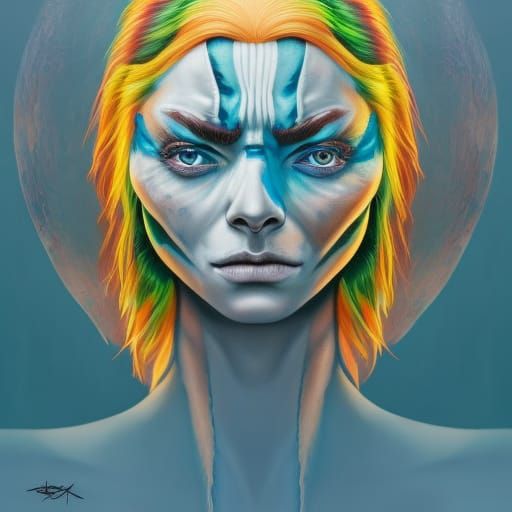 ::captain planet:: ::hugh Jackman:: portrait head and should...