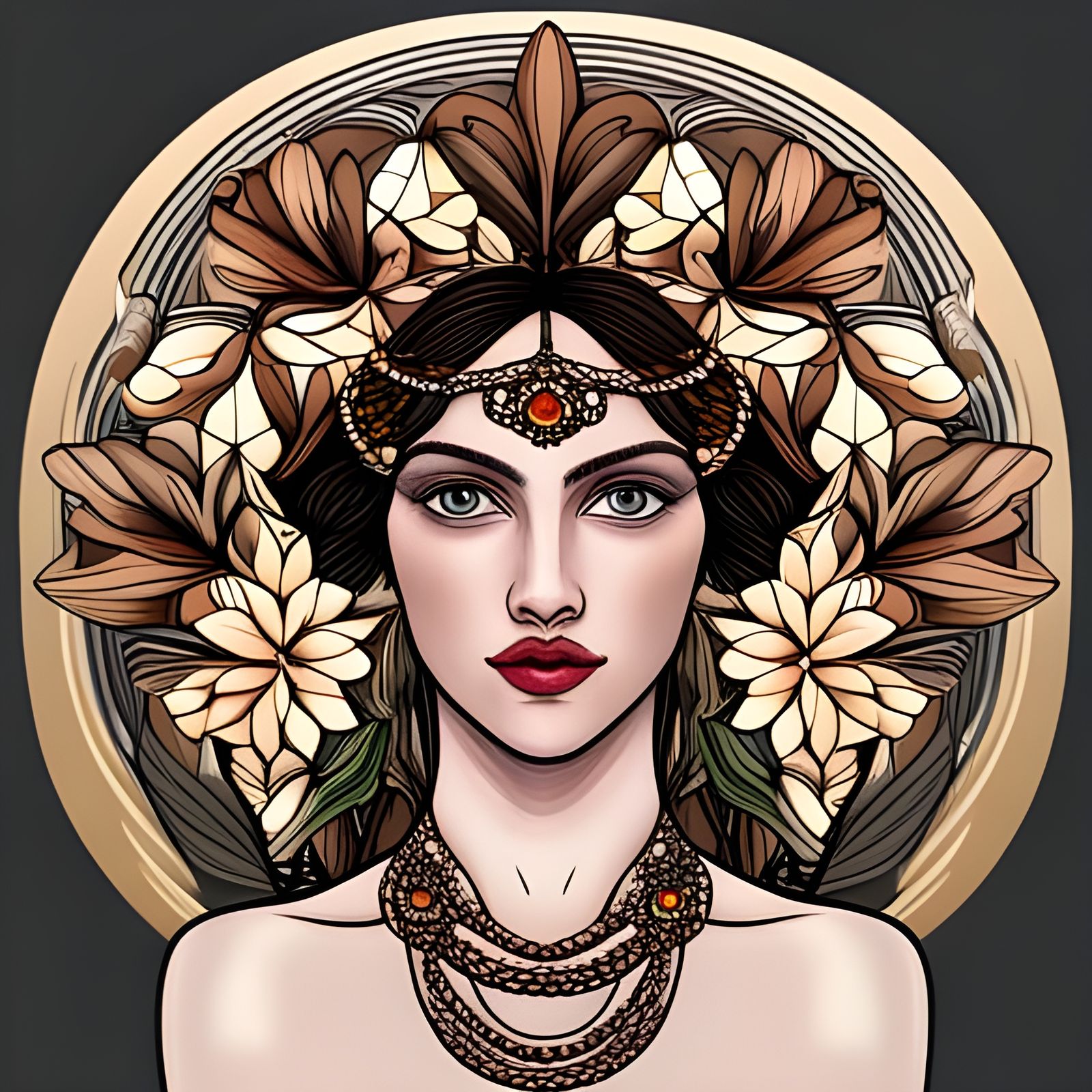 Art nouveau Circlet