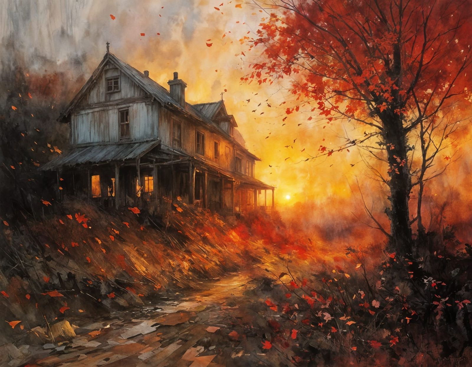 Hill country nightfall  by @ColdBoldTold