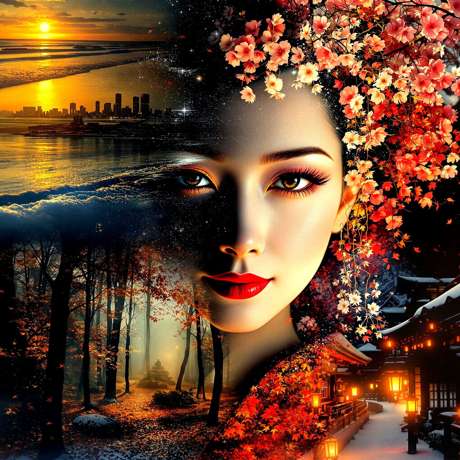 Modern Japan  by @mathy_art_girl_305