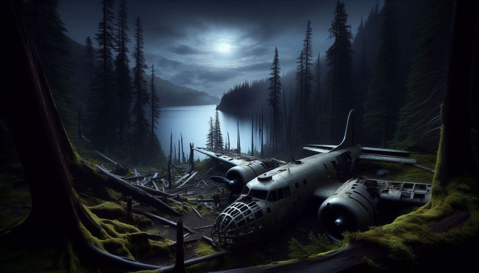 B-25 Wreckage Olympic National Forest