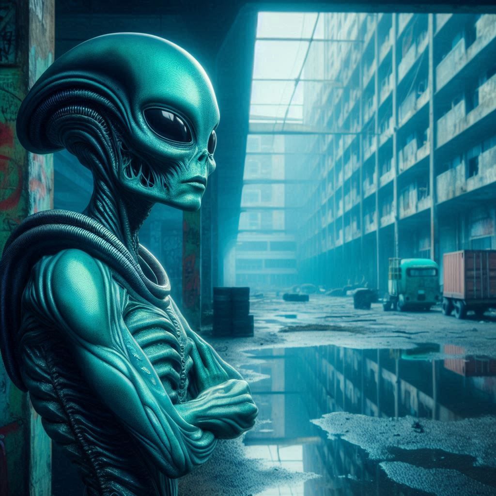 Classified Alien portrait ☣️ Unknown name.