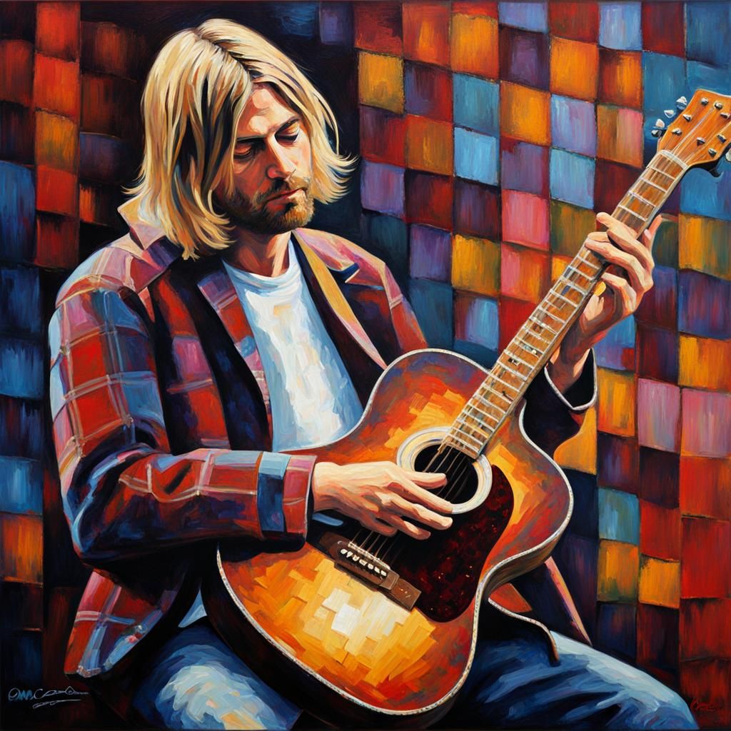 Kurt Cobain - AI Generated Artwork - NightCafe Creator