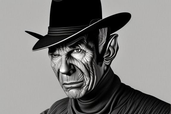 Cowboy Spock - AI Generated Artwork - NightCafe Creator