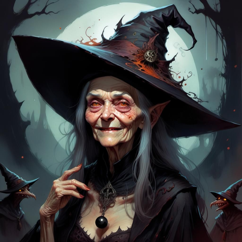 Evil witch  by @Drubibu