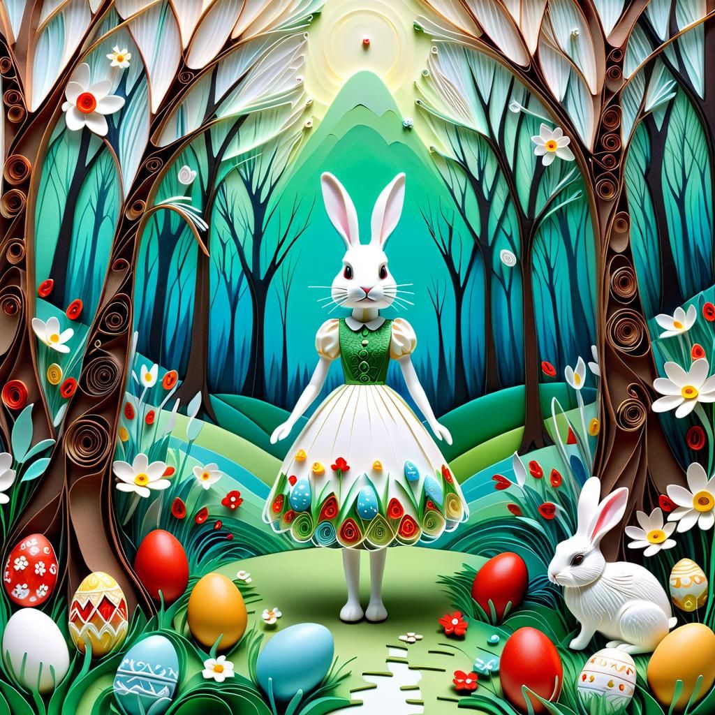 Easter scenery