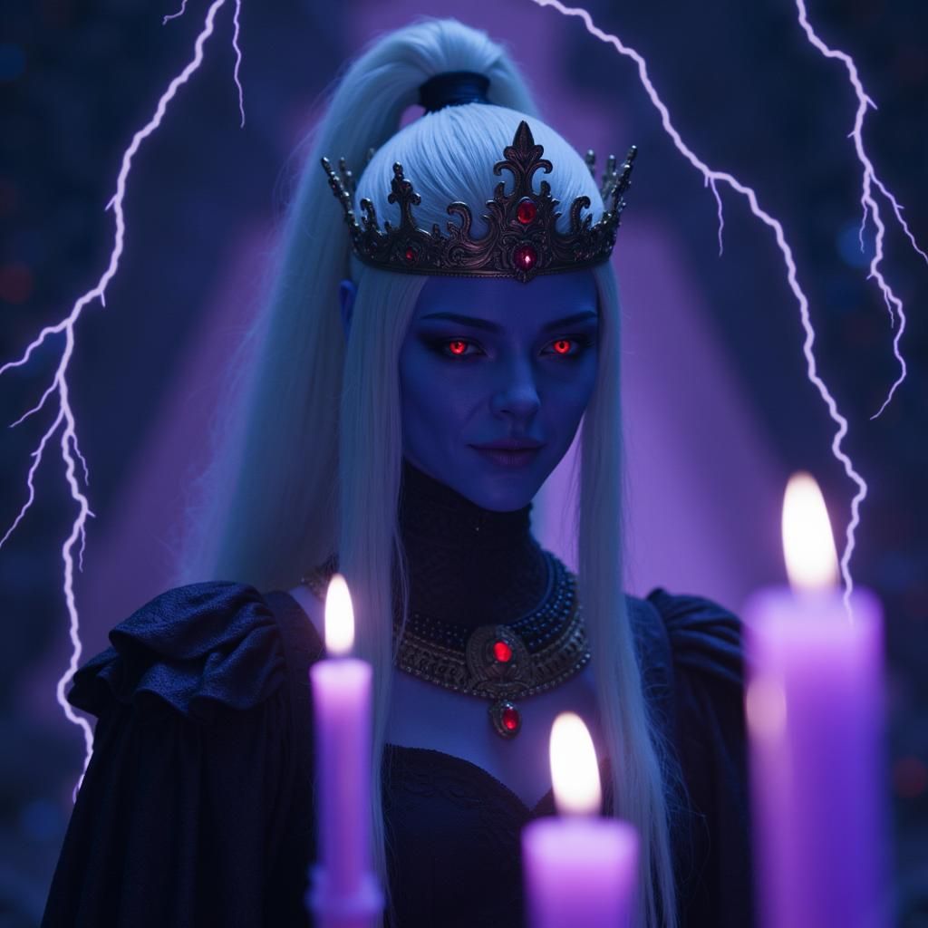 Goth babe Angel Vados from dragon ball super possessed by th...