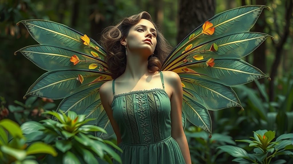 forest wings surrealistic  by @IoanM
