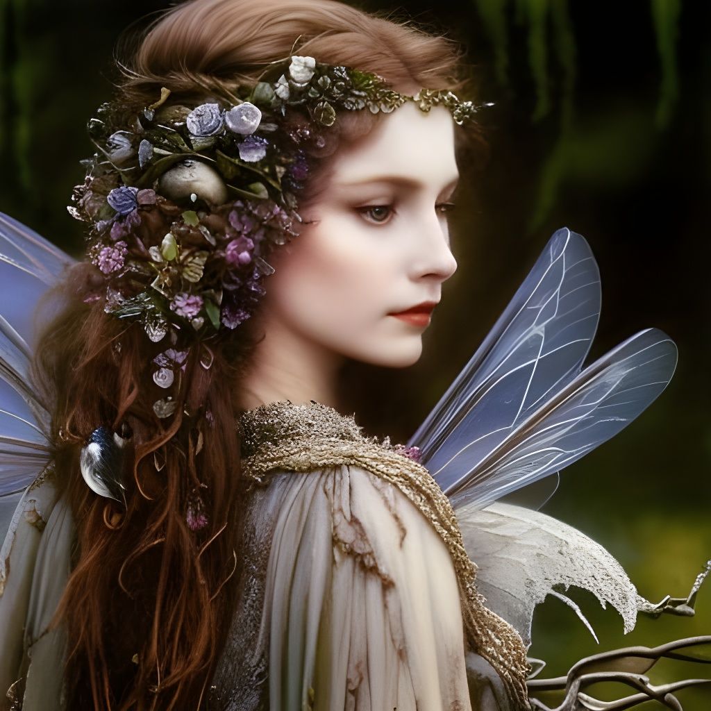 Ophelia gets her wings - AI Generated Artwork - NightCafe Creator