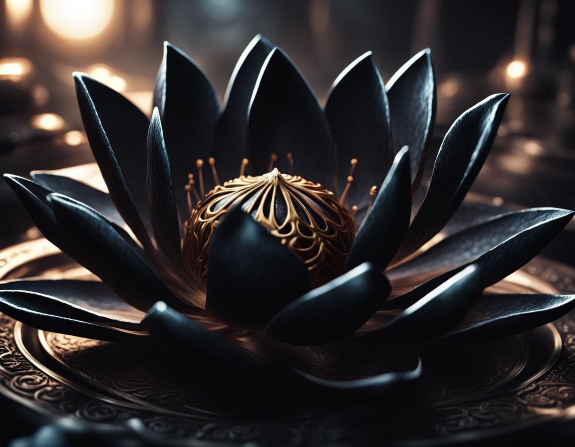 Black Lotus Ai Generated Artwork Nightcafe Creator 9705