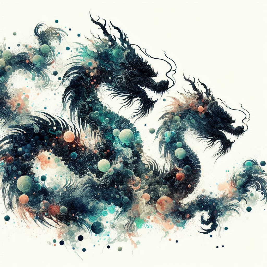 double exposure beautiful fantasy DALL-E 3 portrait landscap...