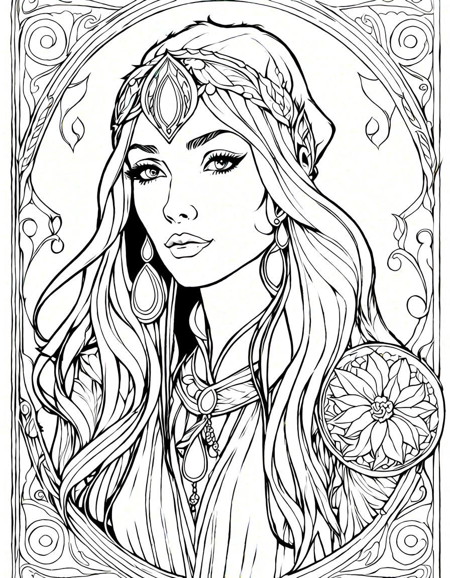 Line Art  by @AI Unplugged