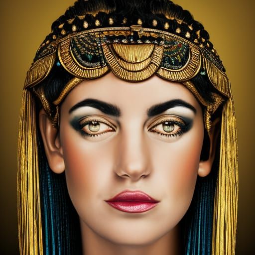 Cleopatra Close-up portrait, color portrait, Linkedin profile picture ...