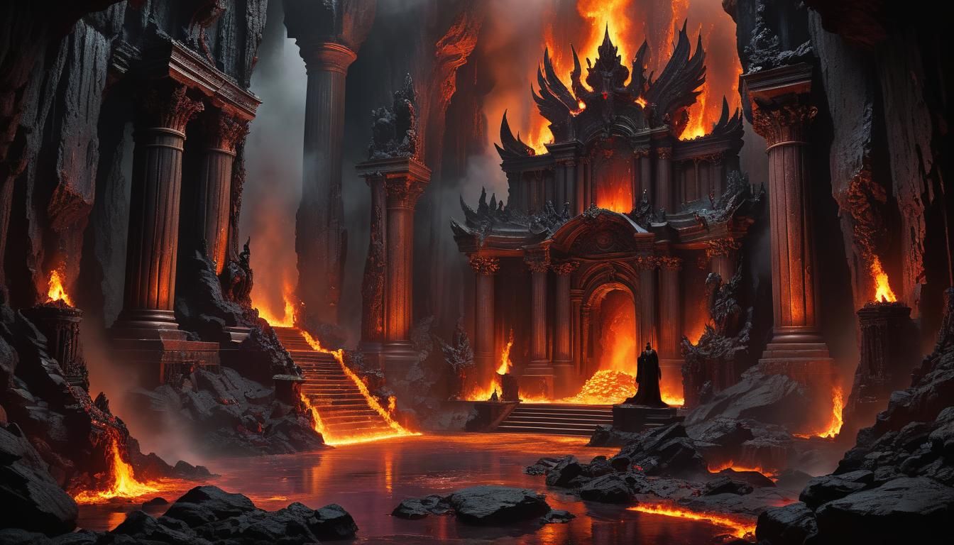 Hades and Persephone's Underworld Throne Room