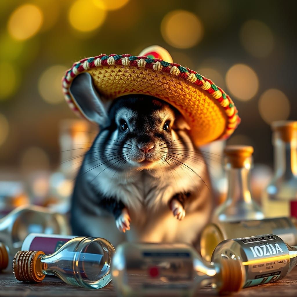 Chinchilla meets Tequila  by @Aefte