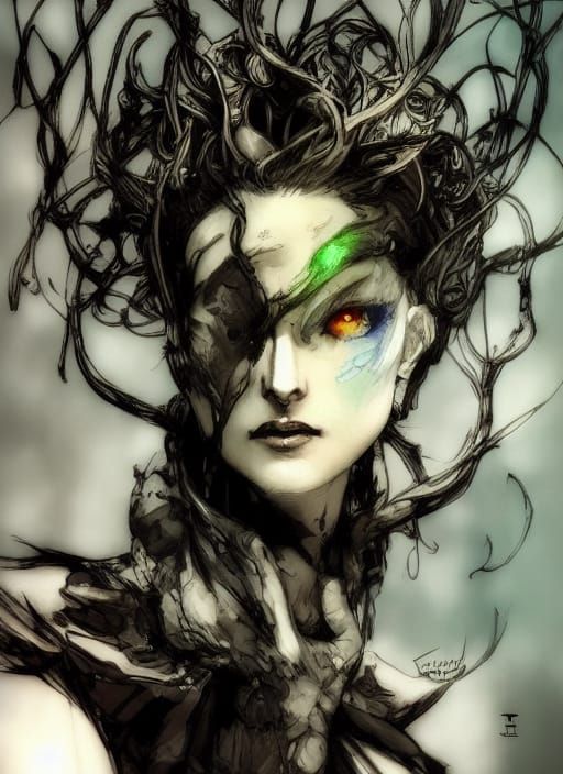 Dryad Mage   AI Generated Artwork   NightCafe Creator