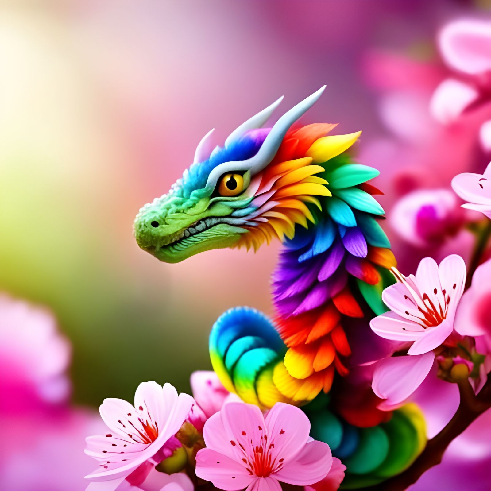 Rainbow Serpent   by @Arcarels