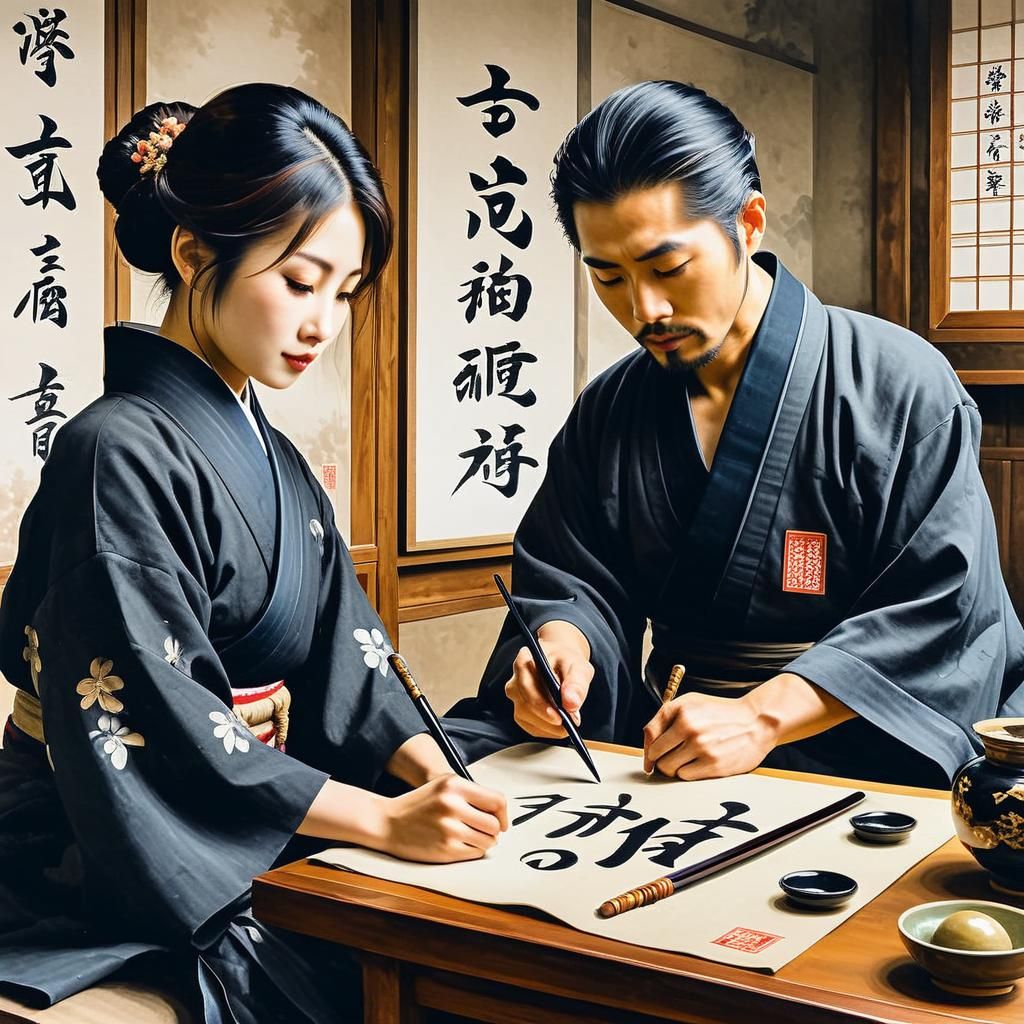 Learning Japanese calligraphy
