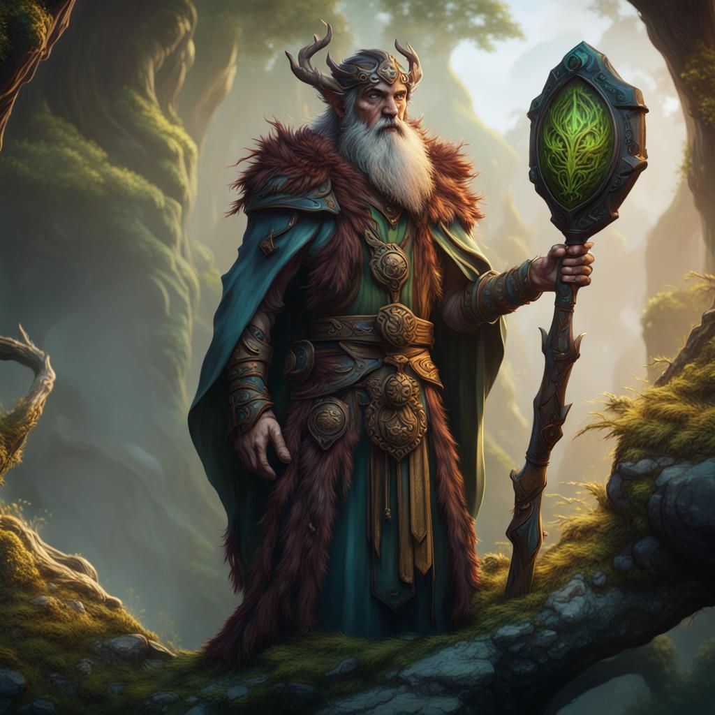 druid from dnd - AI Generated Artwork - NightCafe Creator