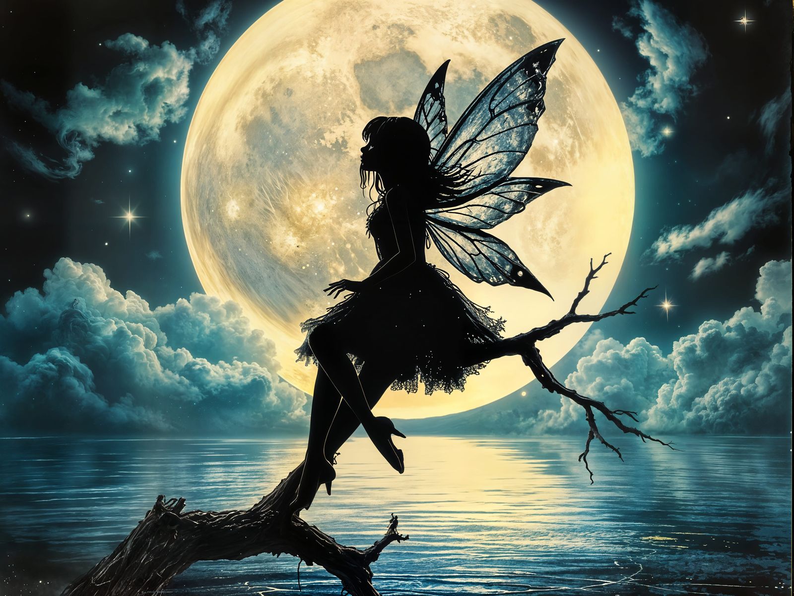 Beneath the Silver Night  by @eFuoriPiove