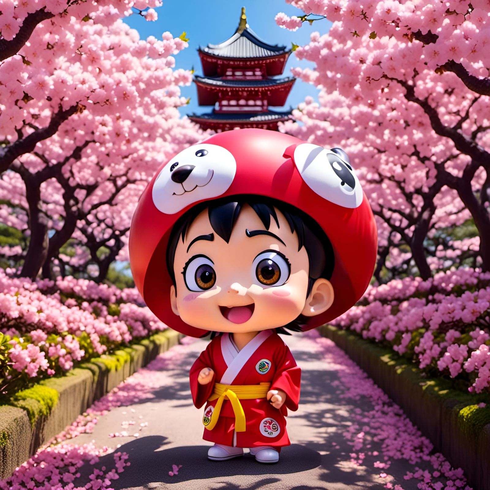 <lora:Eternal Blossoms:1.0>An adorable Japanese Boy <lora:Elephant Boy:1.0> at a cherry bloom festival