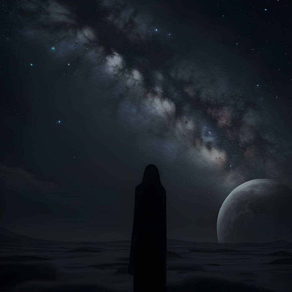 Ethereal Void: Abstract Digital Darkness