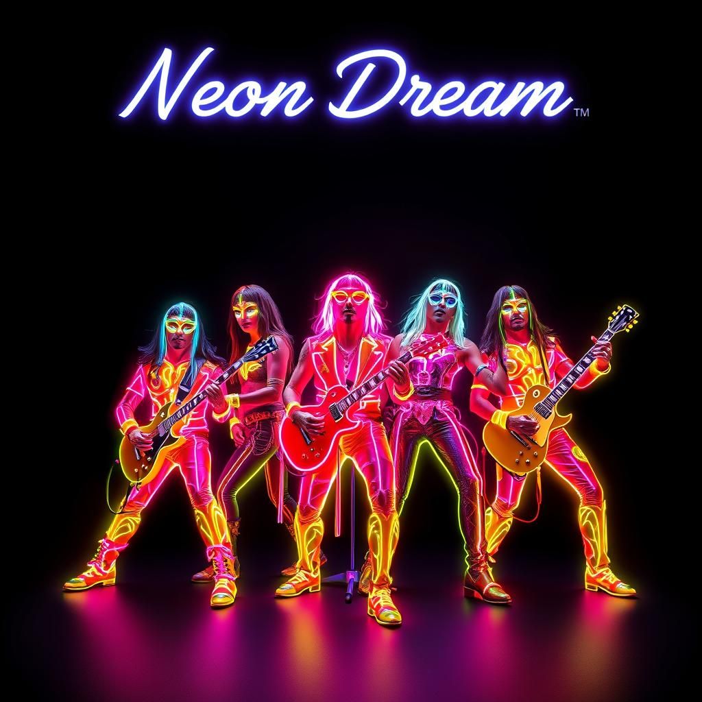 Neon Dream by Purple Thunder  by @Monk Verde