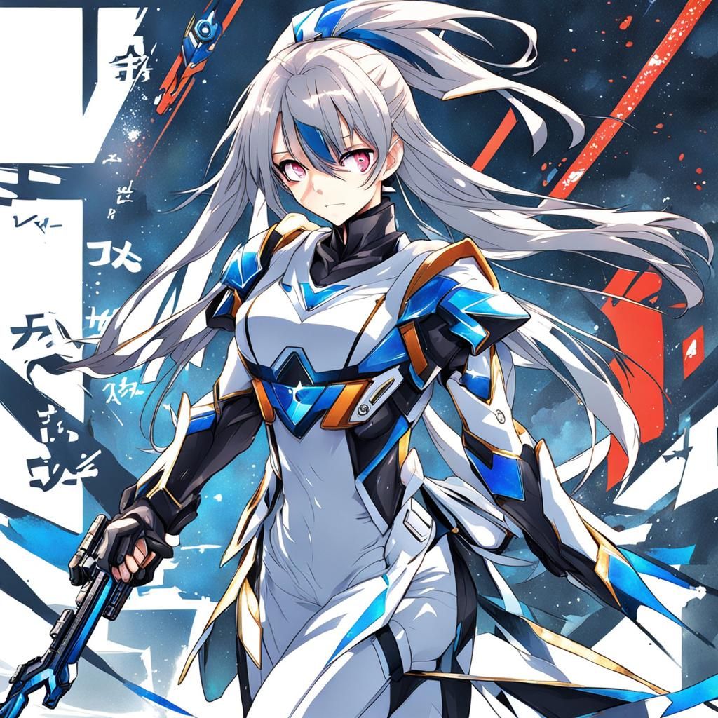 Anime Manga Portrait in Key Visual Style