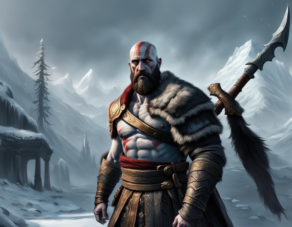 Kratos - AI Generated Artwork - NightCafe Creator