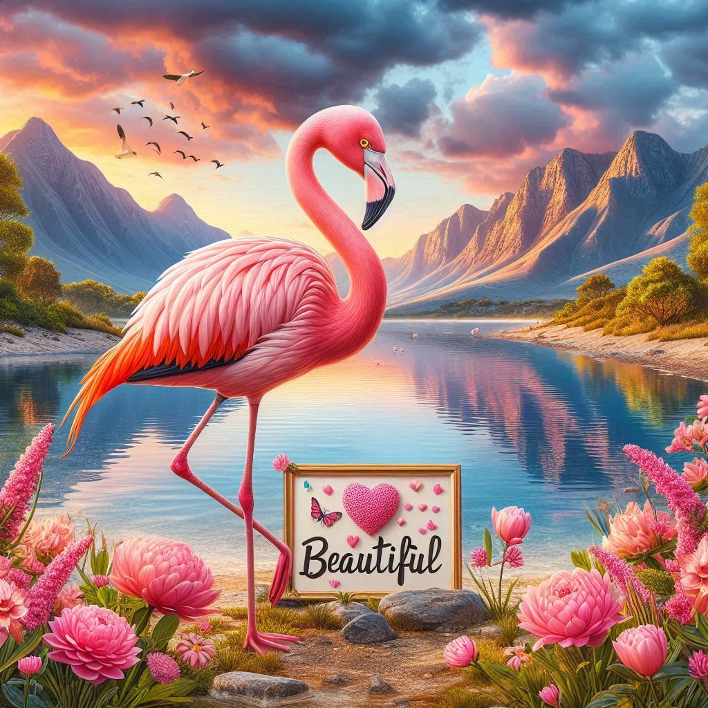 Beautiful (1) - Flamingo