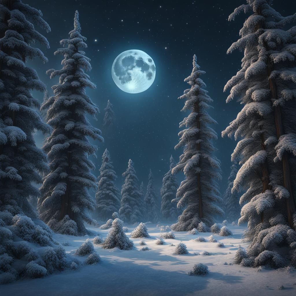 Frozen Pines